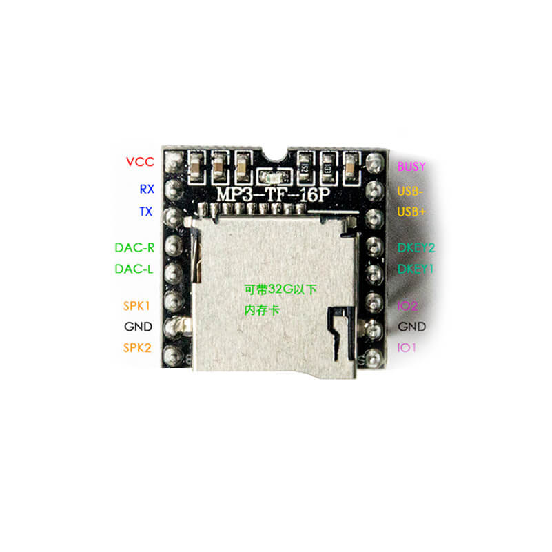 MP3-TF-16P提供串口的MP3？
